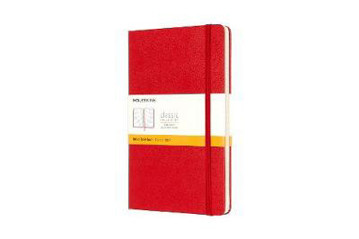 Picture of Moleskine Large Ruled Hardcover Notebook Scarlet Red