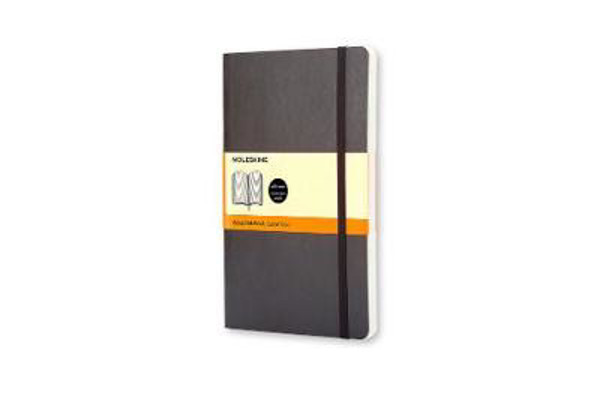 Picture of Moleskine Soft Large Ruled Notebook Black