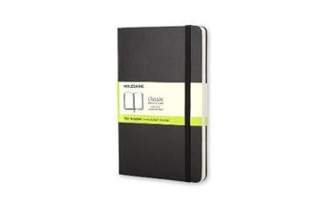 Picture of Moleskine Large Plain Notebook Black