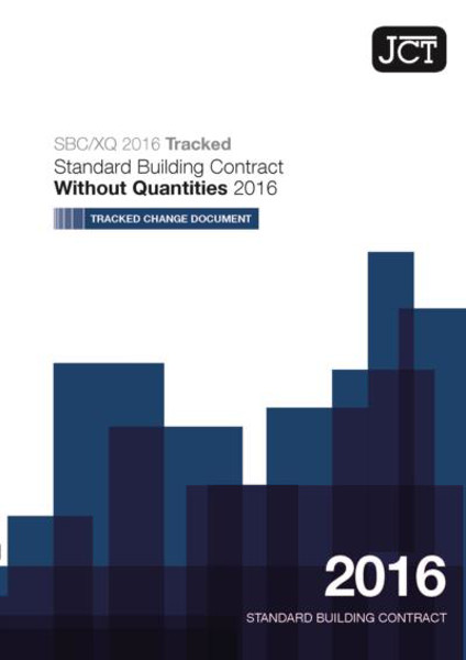 Picture of JCT:Standard Building Contract Without Quantities Tracked Change 2016