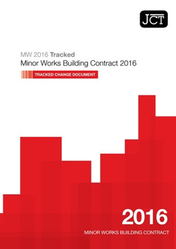 Picture of JCT:Minor Works Building Contract 2016 Tracked Change Document