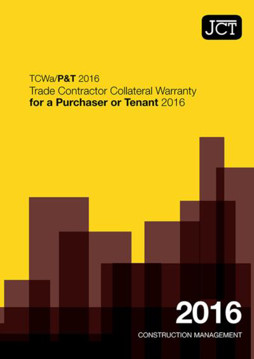 Picture of JCT: Trade Contractor Collateral Warranty for a Purchaser or Tenant 2016