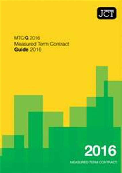 Picture of JCT: Measured Term Contract Guide 2016