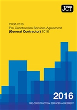 Picture of JCT: Pre-Construction Services Agreement (General Contractor) 2016
