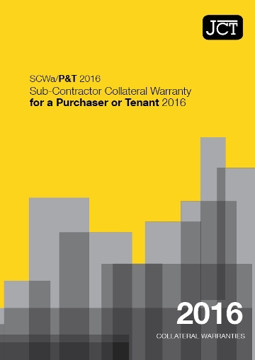 Picture of JCT: Sub-Contractor Collateral Warranty for a Purchaser Tenant 2016 (SCWa/P&T)