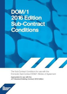 Picture of 2016 DOM1C Domestic Subcontract - Conditions