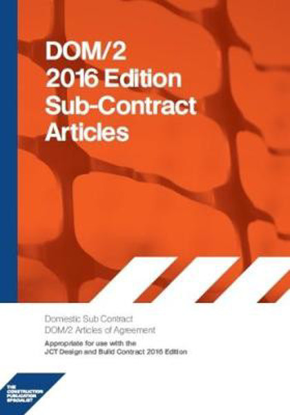 Picture of 2016 DOM2A Domestic Subcontract - Articles of Agreement