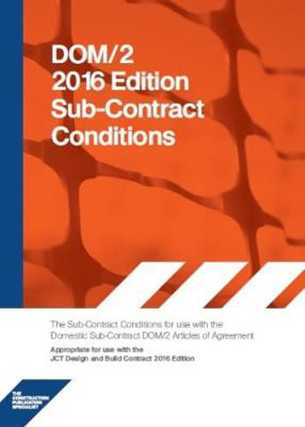 Picture of 2016 DOM2C Domestic Subcontract - Conditions
