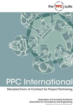 Picture of PPC International: ACA Standard Form of Contract for Project Partnering