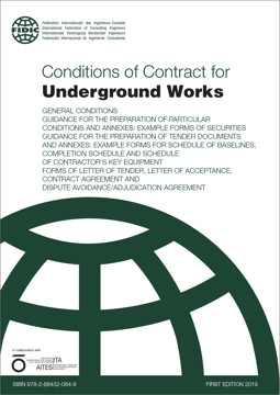 Picture of FIDIC 2019 (FC-UW-A-AA-10) Conditions of Contract for Underground Works (2019 Emerald book)