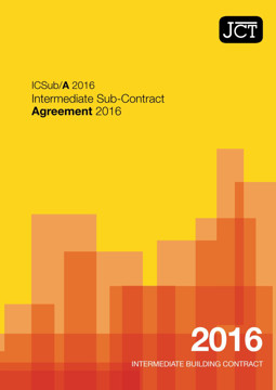 Picture of JCT: Intermediate Sub Contract Agreement 2016 (ICSub/A)