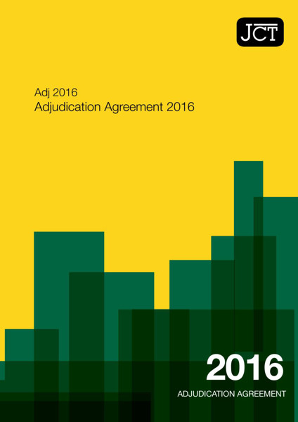 Picture of JCT: Adjudication Agreement 2016 (Adj)