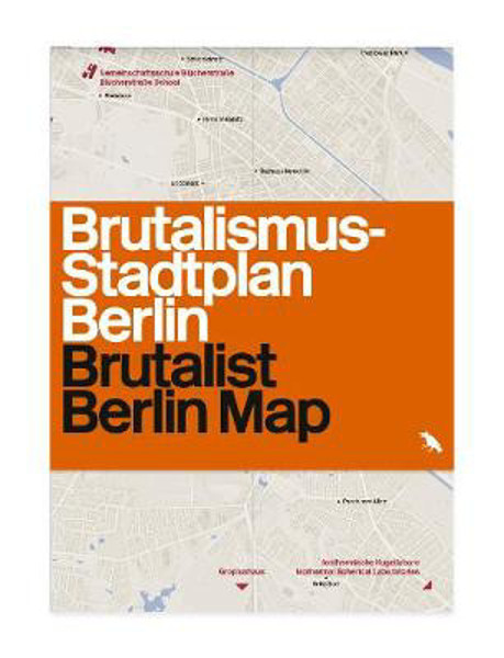 Picture of Brutalist Berlin Map: Brutalismus-stadtplan Berlin