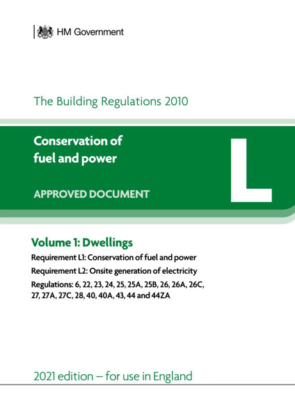 Picture of Approved Document L: Conservation of fuel and power - Volume 1: Dwellings (2021 edition)
