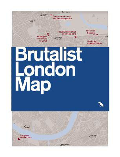 Picture of Brutalist London Map: Guide to Brutalist architecture in London - 2nd edition