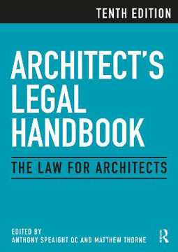 Picture of Architect's Legal Handbook: The Law for Architects