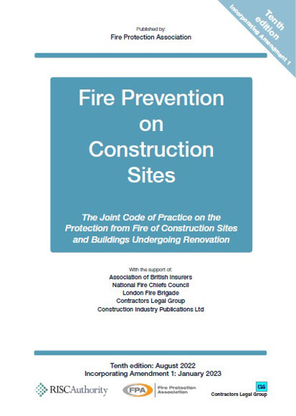 Picture of Fire Prevention on Construction Sites: Tenth edition: August 2022   Incorporating Amendment 1: January 2023